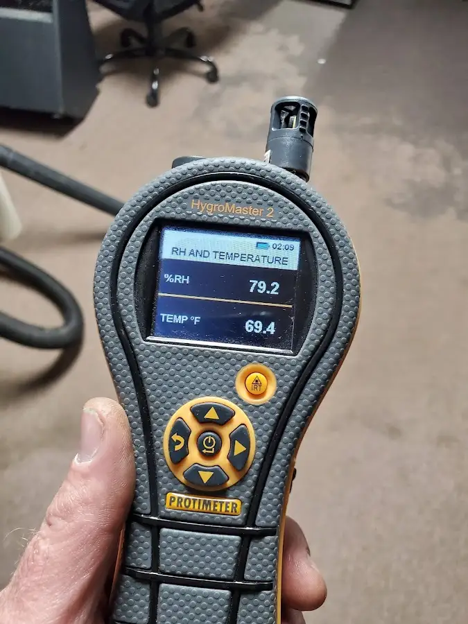 Moisture meter humidity assessment for Fire & Smoke Damage Restoration in Boaz